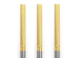 פח מצופה טונגסטן קרביד PCB סוף חותכני הטחינה